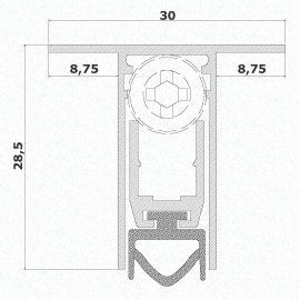 Comaglio 540 Zugluftstopper