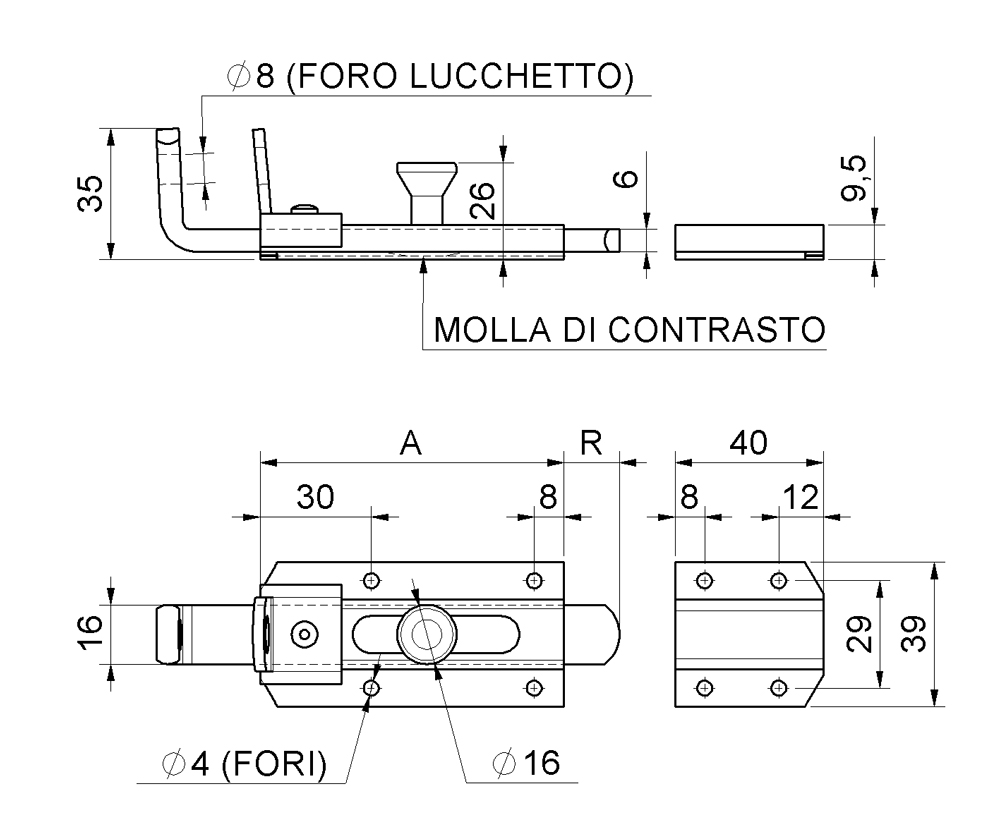 combiarialdo Komponente Schließsysteme