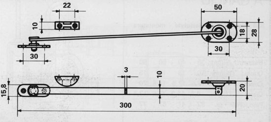 Savio Arm fermafinestre