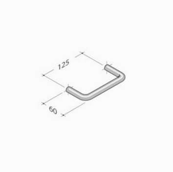 206 pba Zuggriff aus Edelstahl AISI 316L