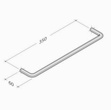 206 pba Zuggriff aus Edelstahl AISI 316L