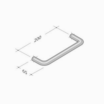 206 pba Zuggriff aus Edelstahl AISI 316L