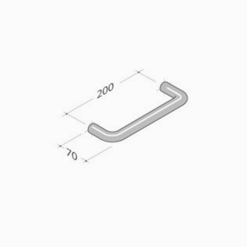 206 pba Zuggriff aus Edelstahl AISI 316L