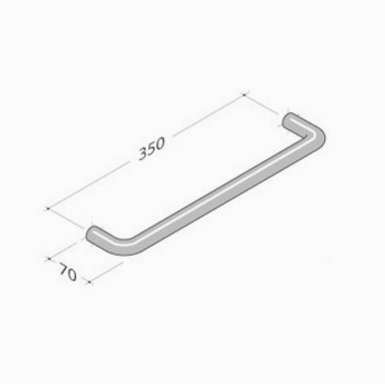 206 pba Zuggriff aus Edelstahl AISI 316L