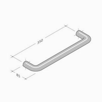 206 pba Zuggriff aus Edelstahl AISI 316L