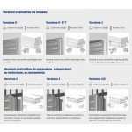 Briefkästen aus Stahl für Sammeln Rückseite EN13724