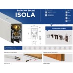 Comaglio ISOLA NO SOUND Zugluftstopper für Holztüren