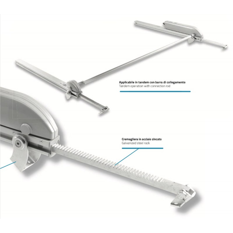 Drive Evo 2 Mingardi Rack-Aktor für Fenster