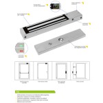 Opera Gate Lock 14212R Elektromagnet aus Edelstahl mit Sensor