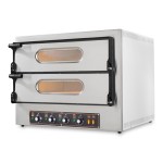 Pizzaofen Resto Italia Kube 2 Plus 6,4 kW aus Edelstahl