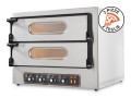 Pizzaofen Resto Italia Kube 2 Plus 6,4 kW aus Edelstahl