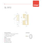 Schlegel QL 3072 Dichtung für Holzfenster Türen Möbel