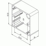 Kit Tür öffnet Taste zum Verlassen Beenden + Box von Cash Series Profil Opera