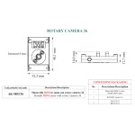 Verstellbare Fensterläden Kurbel Zamak Mini Tecnometalsystem