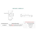 Verstellbare Fensterläden Kurbel Zamak Mini Tecnometalsystem