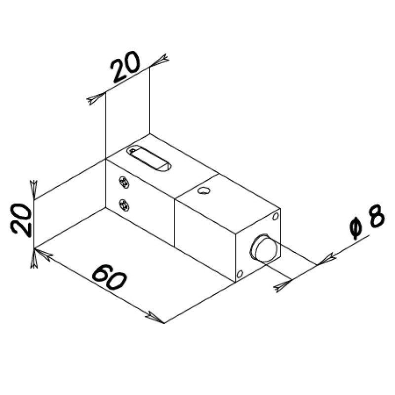 Micro SOLENOID Mit Latch Closed 20913-12 Serie Quadra Opera