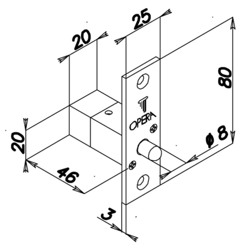 Micro SOLENOID mit Verriegelung geschlossen 20911XS-12 Serie Quadra Opera