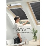 Plicell Novo Plissee Fenstervorhang 16 mm mit Aluminiumrahmen