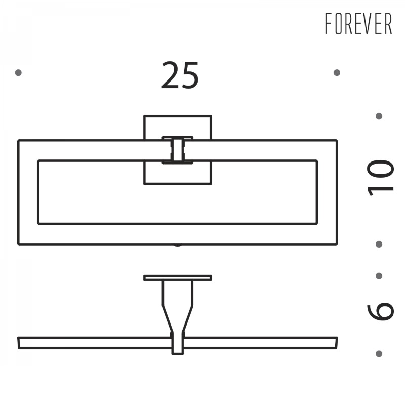 Handtuchring Bidethandtuch Colombo Forever verchromtem Messing