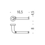 Toilettenpapierhalter Colombo Design Basic Badezimmereinrichtung