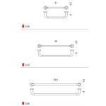 Handtuchhalter für das Badezimmer Colombo Design Basic