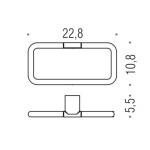 Badezimmer-Handtuchring Colombo Mini B4031