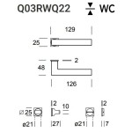 Reguitti Genève Q03 Minimal Q22 Türgriff Edelstahl