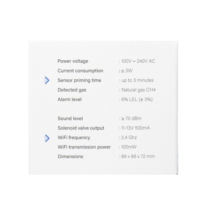 Methangassensor (CH4) PNI SafeHouse HS201 Wi-Fi