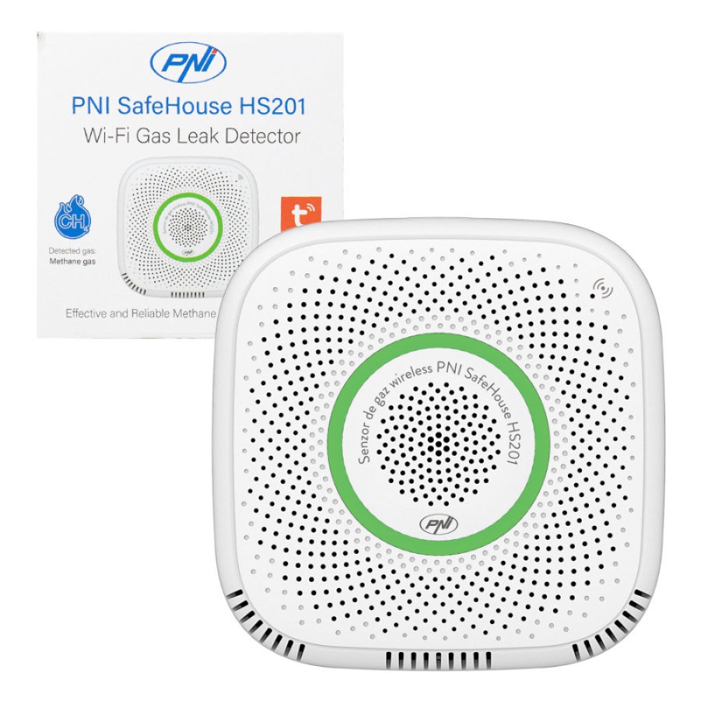 Methangassensor (CH4) PNI SafeHouse HS201 Wi-Fi