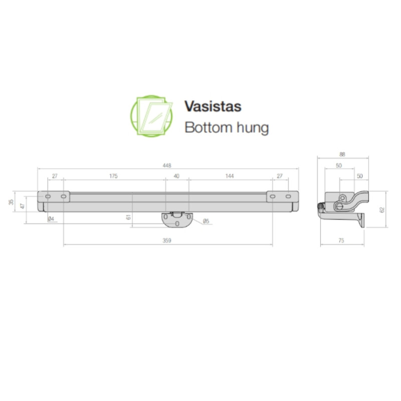 Star 25 Comunello Kettenantrieb für Fenster 230 V oder 24 V