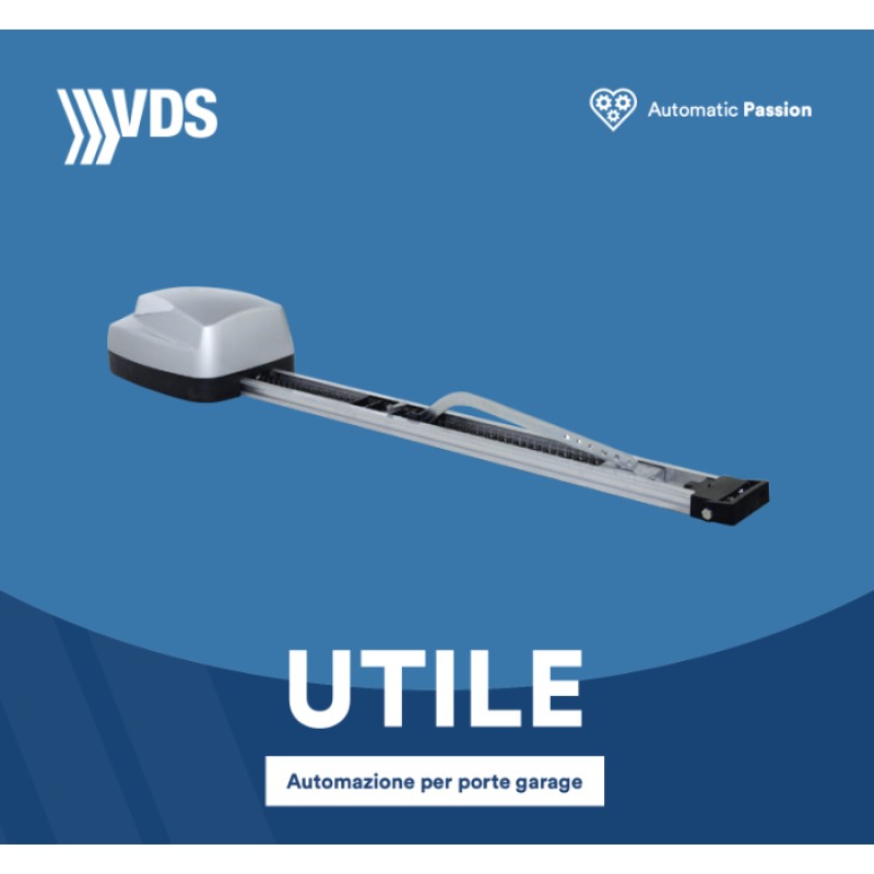 UTILE VDS Automation für Garagen Anhängegetriebemotor 24V